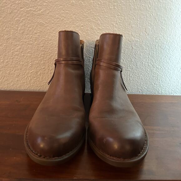 Born Kimmie Ankle Boot Brown Leather Size 11 - Picture 3 of 11